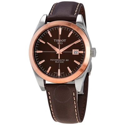 Tissot Automatic Brown Dial Men's Watch T927.407.46.291.00