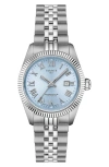 Tissot Ballade Powermatic 48 Cosc Bracelet Watch, 30mm In Silver