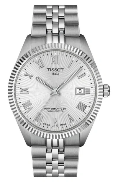 Tissot Ballade Powermatic 80 Cosc Bracelet Watch, 39mm In Metallic