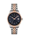 Tissot Women's Swiss Ballade Two-tone Stainless Steel Bracelet Watch 34mm In Black/two Tone