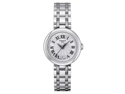 Pre-owned Tissot Bellissima Small Lady 26mm Watch White Dial Stainless T126.010.11.013.00