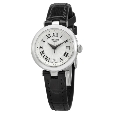 Tissot Bellissima Small Quartz White Dial Ladies Watch T126.010.16.013.00 In Black
