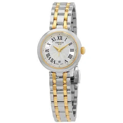 Pre-owned Tissot Bellissima Small Quartz White Dial Ladies Watch T126.010.22.013.00