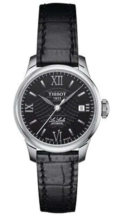 Pre-owned Tissot Black Womens Analogue Watch Le Locle Automatic T41112357