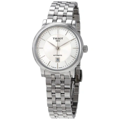 Tissot Carson Automatic Silver Dial Ladies Watch T122.207.11.031.00