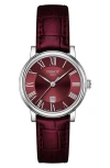 Tissot Carson Premium Leather Strap Watch, 30mm