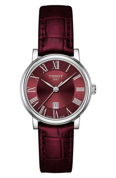Tissot Carson Premium Leather Strap Watch, 30mm