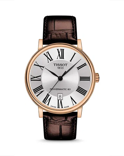 Tissot Carson Watch, 40mm In Brown/silver