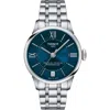 Tissot Chemin Des Tourelles Automatic Bracelet Watch, 32mm In Blue