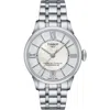 Tissot Chemin Des Tourelles Automatic Bracelet Watch, 32mm In White Mother Of Pearl