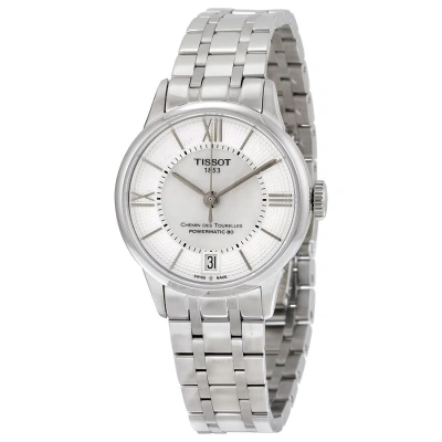 Tissot Chemin Des Tourelles Automatic Ladies Watch T0992071111800 In Mother Of Pearl / Silver