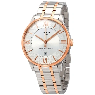 Tissot Chemin Des Tourelles Automatic Men's Watch T099.407.22.038.01 In Two Tone  / Gold / Gold Tone / Rose / Rose Gold / Rose Gold Tone / Silver