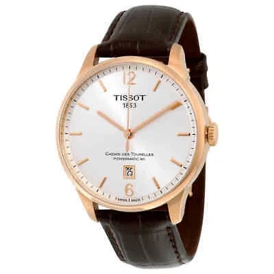 Pre-owned Tissot Chemin Des Tourelles Automatic Men's Watch T0994073603700