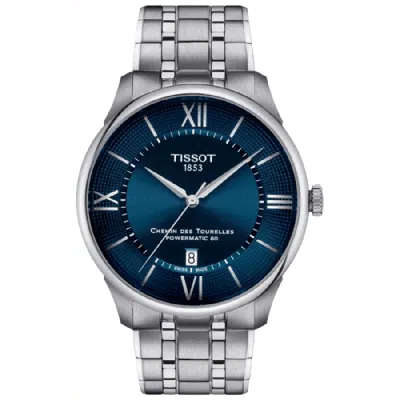 Tissot Chemin Des Tourelles Powermatic 80 42mm Automatic Blue Dial Steel Men's Watch T139.407.11.048.00