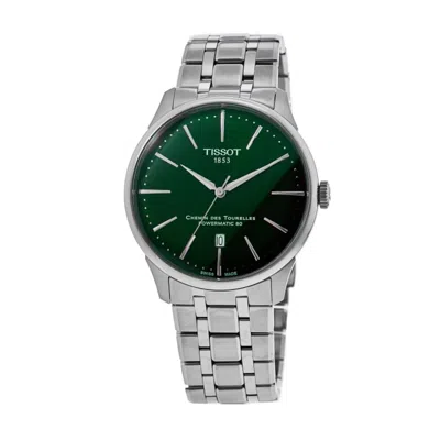 Tissot Chemin Des Tourelles Powermatic 80 Green Dial Steel Men's Watch