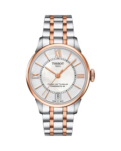 TISSOT CHEMIN DES TOURELLES POWERMATIC 80 LADY WATCH, 32MM