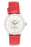 Tissot Chemin Des Tourelles Powermatic 80 Leather Strap Watch, 34mm