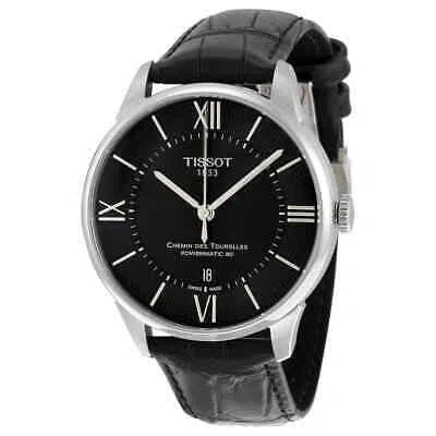 Pre-owned Tissot Chemin Des Tourelles Powermatic 80 Men's Watch T0994071605800