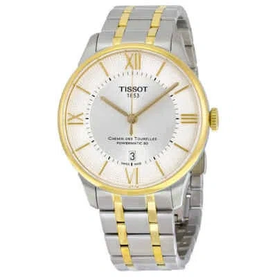 Pre-owned Tissot Chemin Des Tourelles Powermatic 80 Men's Watch T0994072203800