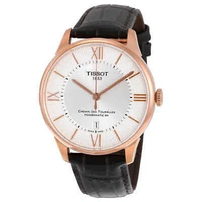 Pre-owned Tissot Chemin Des Tourelles Powermatic 80 Men's Watch T0994073603800