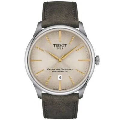 Pre-owned Tissot Chemin Des Tourelles Powermatic 80 Men's Watch T139.407.16.261.00