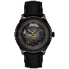 Tissot Chemin Des Tourelles Powermatic 80 Skeleton Grey Dial Leather Strap Men's Watch T139.836.36.441.00 In Multi