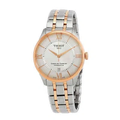 Pre-owned Tissot Chemin Des Tourelles Silver Men's Watch - T139.807.22.038.00