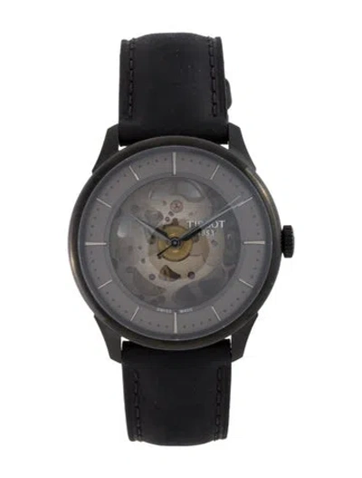 Pre-owned Tissot Chemin Des Tourelles Skeleton Watch In Multicolor