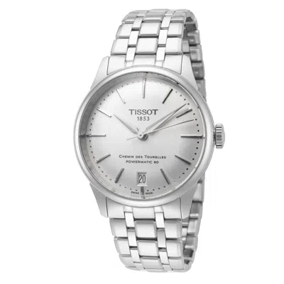 Tissot Chemin Des Tourelles Women's 34mm Automatic Watch In Silver