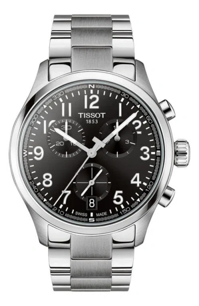 Tissot Chrono Bracelet Watch, 42mm In Black