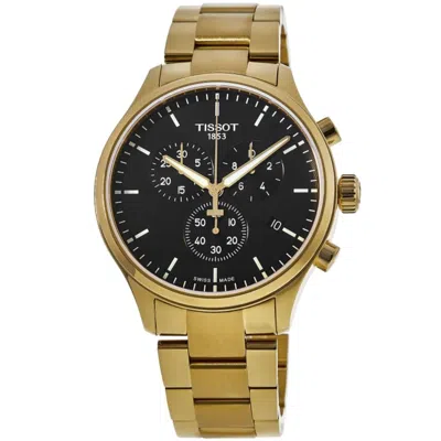 Tissot Chrono Xl Classic Black Dial Gold Tone Steel Men's Watch T116.617.33.051.00