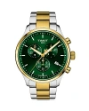 Tissot T116.617.22.091.00 Chrono Xl Classic Stainless Steel Watch In Green/two-tone