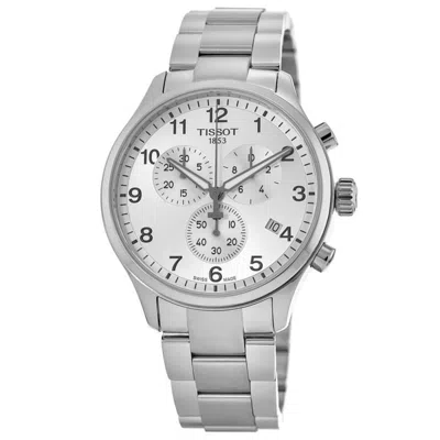 Tissot Chrono Xl Classic Silver Dial Stainless Steel Men's Watch T116.617.11.037.00