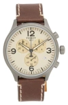 Tissot Chrono Xl Leather Strap Chronograph Watch, 45mm