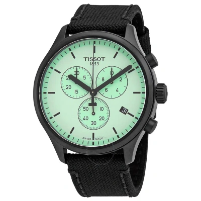 Tissot Chronograph Quartz Green Dial Men's Watch T116.617.37.091.00 In Black / Green