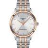 Tissot Classic Dream Powermatic 80 Two-tone Bracelet Watch, 40mm In Gray