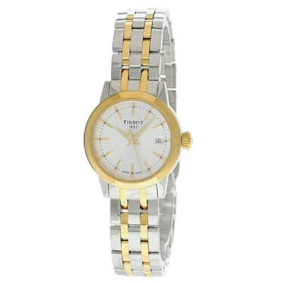 Tissot Classic Dream Quartz Silver Dial Two-tone Ladies Watch T1292102203100 In Two Tone  / Gold Tone / Silver / Yellow