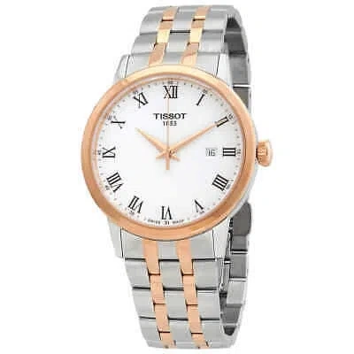 Pre-owned Tissot Classic Dream Quartz White Dial Men's Watch T129.410.22.013.00