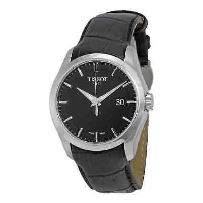 Pre-owned Tissot Couturier Black Dial Men's Watch T0354101605100