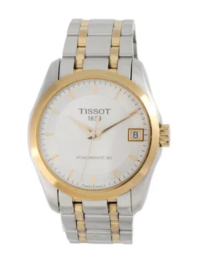 Pre-owned Tissot Couturier Watch, 34mm In Multi