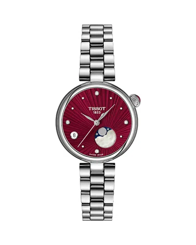 Tissot Desir Moonphase Quartz Watch, 30mm In Metallic