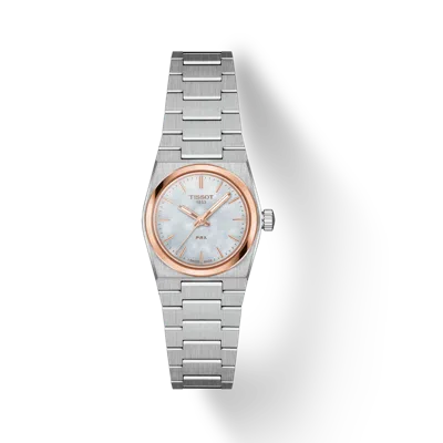 Tissot Donna Watch  Prx 25mm T1370102111100 In Metallic