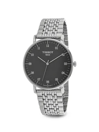 Tissot Everytime 41mm Watch In Metallic