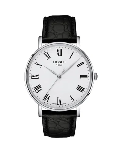 Tissot Everytime Watch, 40mm In White/black