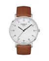 Tissot Everytime Watch, 42mm In White/brown