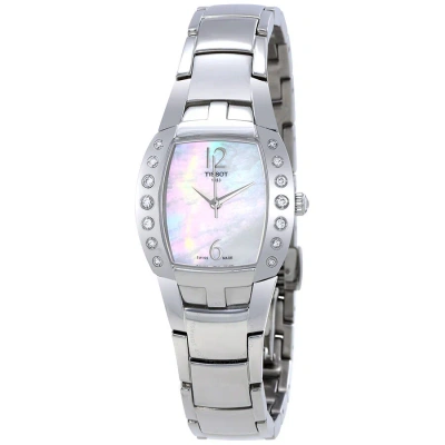 Tissot Femini T Mother Of Pearl Dial Ladies Watch T0533106111200 In Metallic