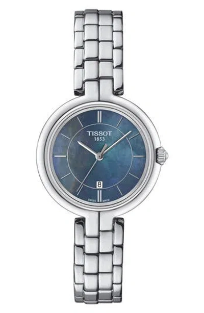 Tissot Flamingo Black Mother-of-pearl Bracelet Strap Watch, 30mm