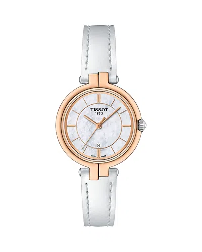 Tissot Flamingo Watch, 30mm In White