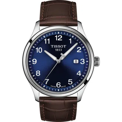 Tissot Gent Xl Classic Leather Strap Watch, 42mm