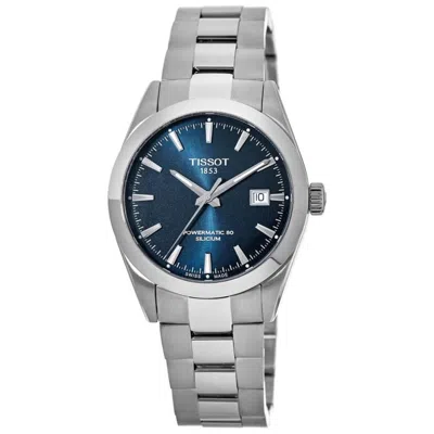 Tissot Gentleman Powermatic 80 Blue Dial Stainless Steel Men's Watch T127.407.11.041.00